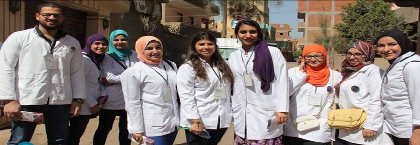 The faculty of dentistry has sent a medical convoy to "Al Qanater"