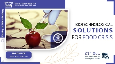 Biotechnological solutions for food crises Symposium