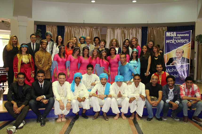 Egyptian Actor Mohamed Sobhy and MSA Students Getting Ready To Promote Egyptian Tourism