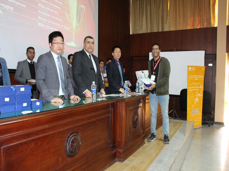 Engineering MSAians winning Huawei competition