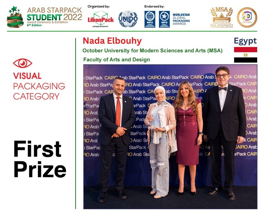 First Prize Visual Packaging Category: Nada Elbouhy