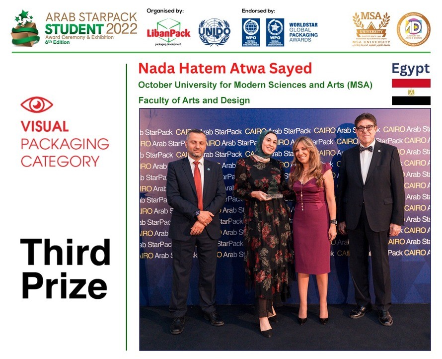 Third Prize Visual Packaging Category: Nada Hatem Atwa Sayed