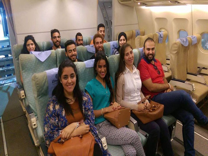 MSA students in Egypt Air and joining the Company