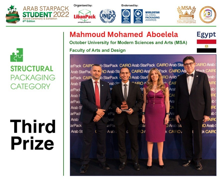 Third Prize Structural Packaging Category: Mahmoud Mohamed Aboelela