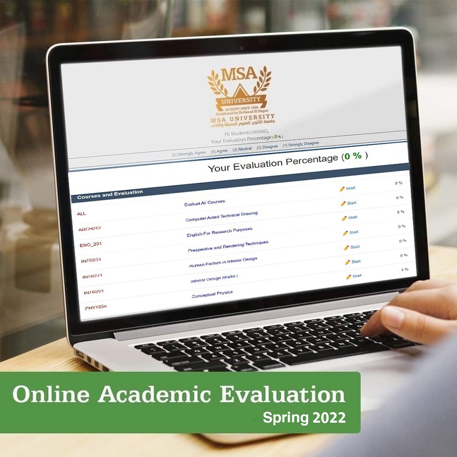 Online Academic Evaluation Spring 2022