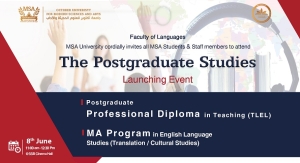 Faculty of Languages Postgraduate Studies Launching Event