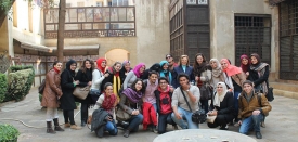 Interior Design Students Visit &quot;As-Suhaiymi House&quot; in Historic Cairo