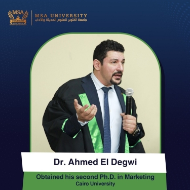 Congratulations Dr. Ahmed El Degwi