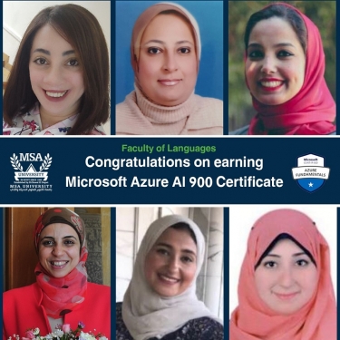Faculty of Languages Staff members & Students Microsoft Azure 900 AI certification