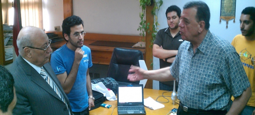 MSAians present the Plant Disease Alarm Prototype to the Ministry of Agriculture
