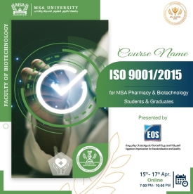 ISO 9001/2015 course